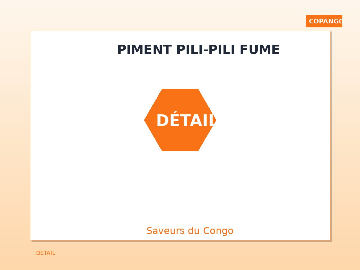 Piment pili-pili fumé - Photo 2